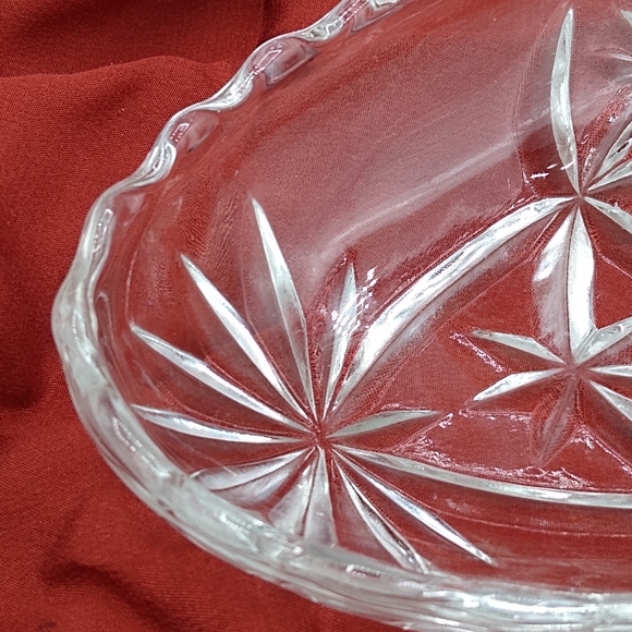 Anchor Hocking Prescut Star David Relish Dish Vtg - Picture 10 of 12